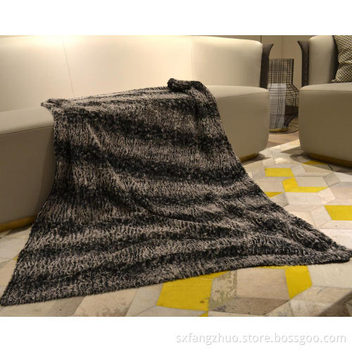 Supre warm luxury reversible velvet throw blanket